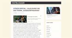 Desktop Screenshot of fastblogger.de